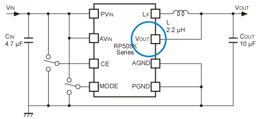 RP505Kxx1A/B (Internally Fixed Output Voltage Type)